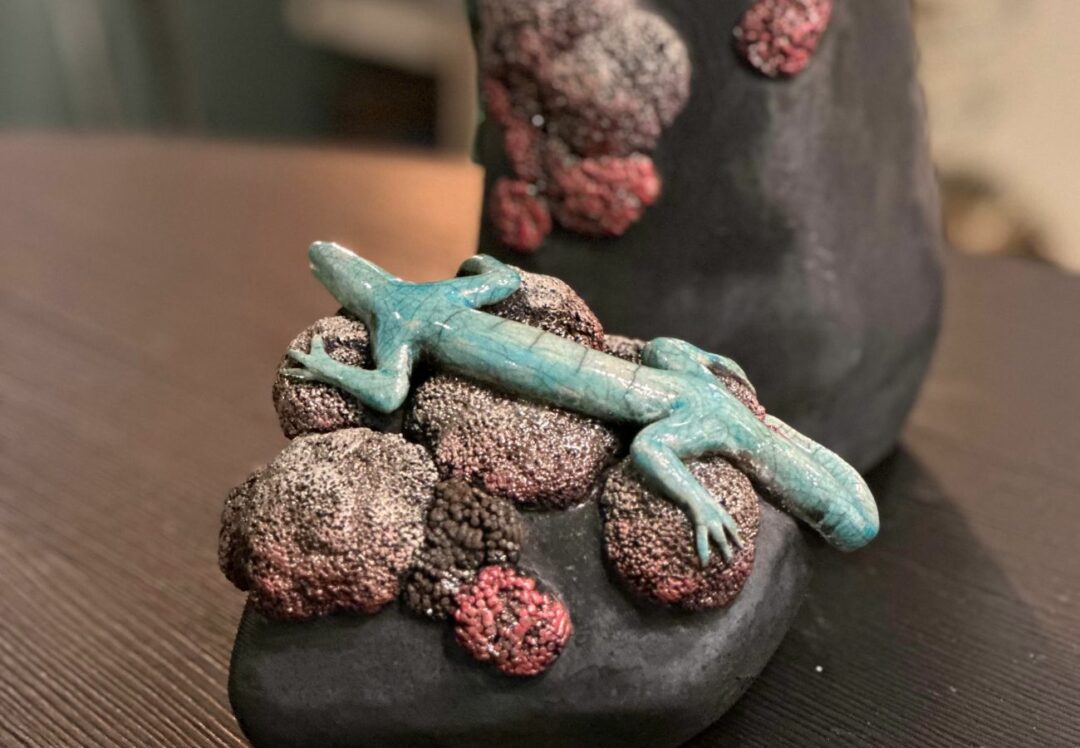 Lézard céramique